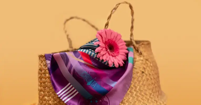 A scarf in the bag